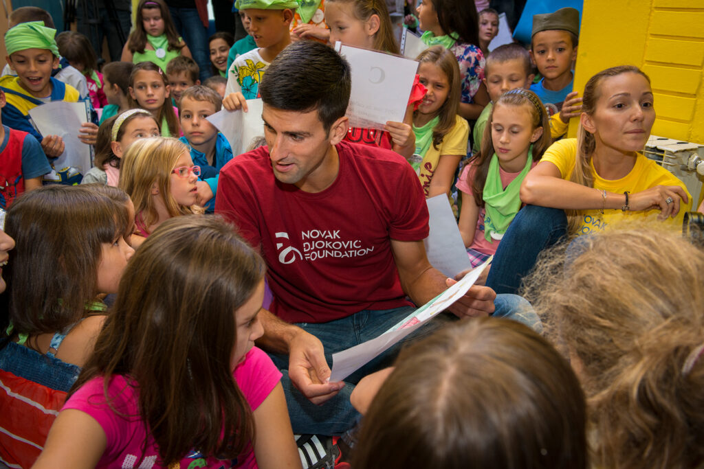 Novak Djokovic Charity Work