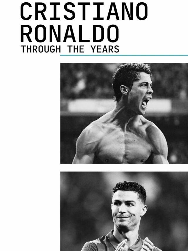Cristiano Ronaldo through the years