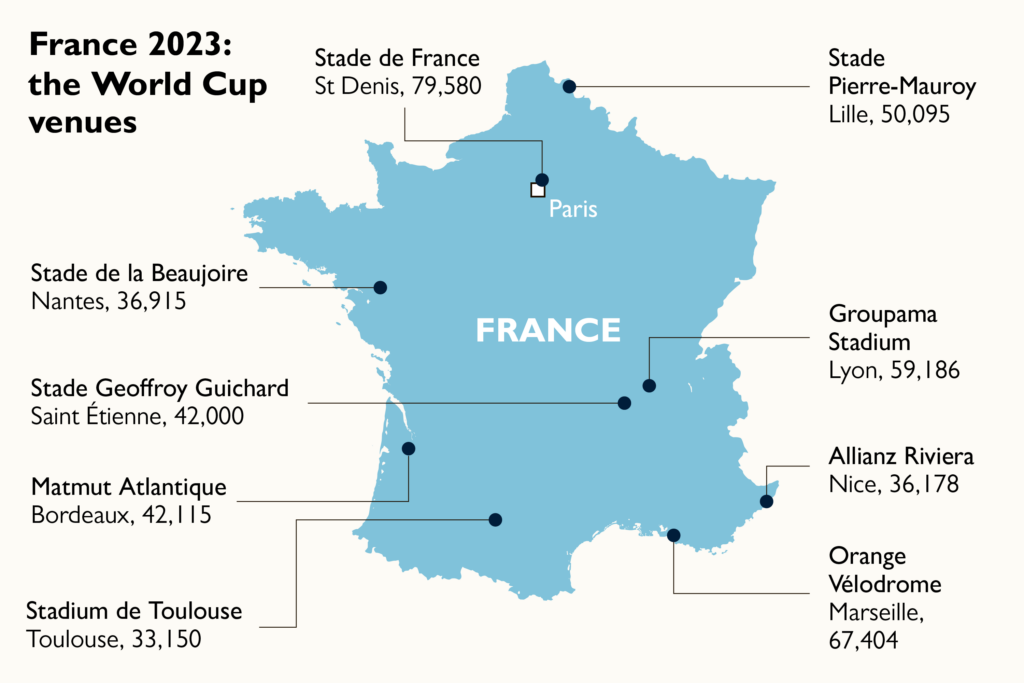 2023 Rugby World Cup Venues