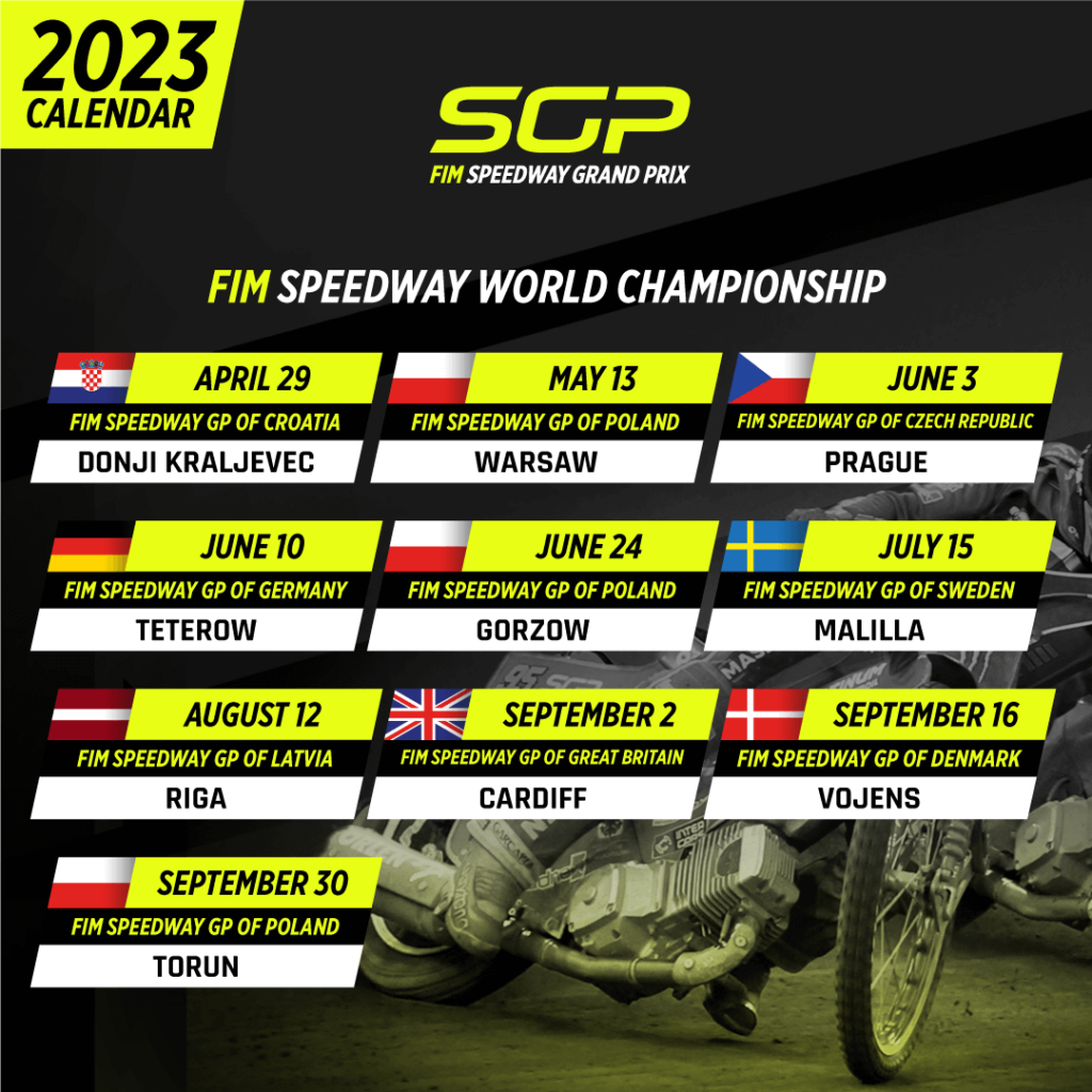 SPEEDWAY GRAND PRIX Upcoming Rounds