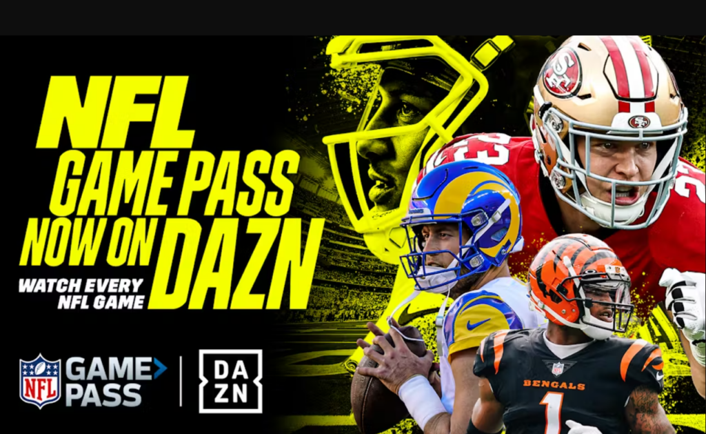 NFL Game Pass International on DAZN